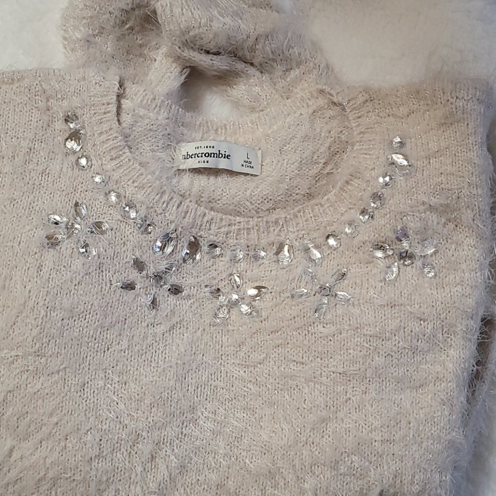 ABERCROMBIE KIDS RHINESTONE SWEATER